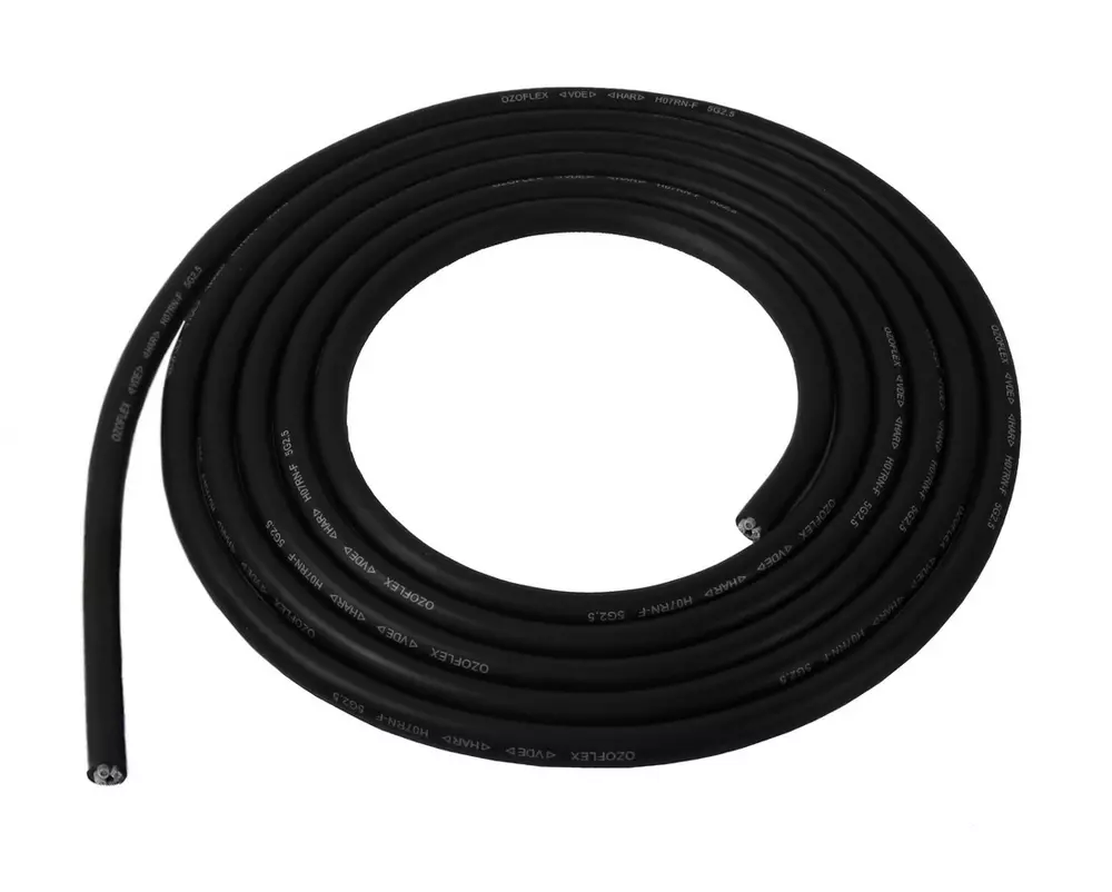 Flexibele motoraansluitkabel 4 x 2,5 mm²